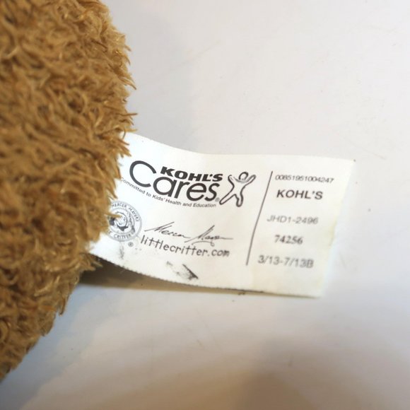 Kohls Cares Brown Bear Little Critter Mercer Mayer Teddy Stuffed Animal Plush - Picture 7 of 8